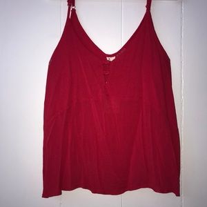Cute red Tank top